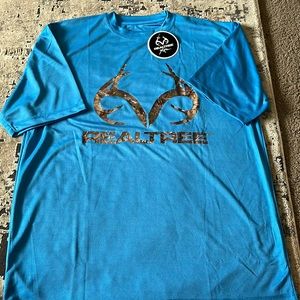 Real Tree 100% Polyester Tee Shirt Size XL